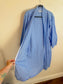 Diana Coatsworth Design Eyelet Duster Jacket in Blue (Size M)