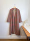 J.Jill Long Quilt Wool Jacket in Dusty Rose/Green (Size M/L)