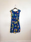Anthropologie Floral Mini Dress in Blue (Size S/M)