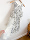 Lululemon "Mesh Overlay High-Neck Dress in White/Black" (Size L)