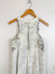 Lululemon "Mesh Overlay High-Neck Dress in White/Black" (Size L)