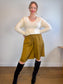 The Group Babaton "Genre Cashmere Cropped Sweater in Cream" (Size XS/S)