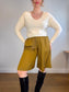 The Group Babaton "Genre Cashmere Cropped Sweater in Cream" (Size XS/S)
