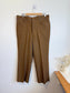 Vintage Striped Trousers in Brown/Blue (Size XL)