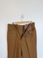 Vintage Striped Trousers in Brown/Blue (Size XL)