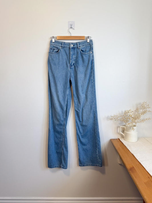 ba&sh High Rise Straight Leg Jeans (Size S)