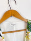 Babaton Wallace Wrap Dress in White/Green Floral (Size M)