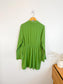 Abercrombie Long Sleeve Front Twist Mini Dress in Green (Size L/XL)
