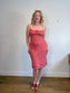 Wilfred "Bellow Midi Dress in Spring Medley Red" (Size 10)