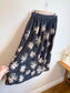 Gudrun Sjoden Floral Cotton Midi Skirt (Size L)