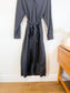 MATTEAU "Everyday Shirt Dress in Black" (Size M/L)