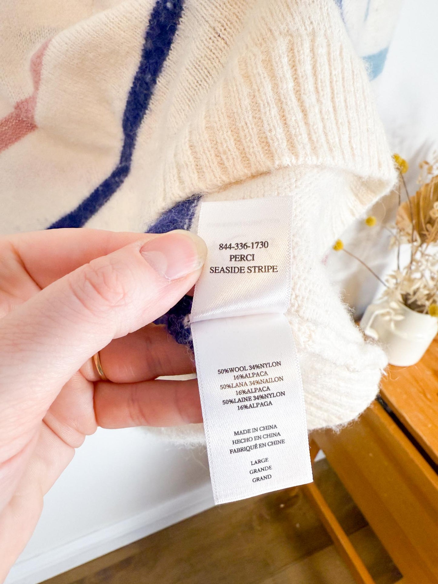 Rails "Perci Sweater in Seaside Stripe" (Size M/L)