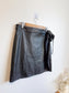 Never Fully Dressed "Black Vegan Leather Mini Jaspre Skirt" (Size 12)