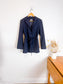ALOHAS "Geri Pinstripe Blazer in Navy" (Size XS-M)