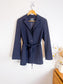 ALOHAS "Geri Pinstripe Blazer in Navy" (Size XS-M)