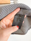 Club Monaco Gingham Tube Top in Black/White (Size L)