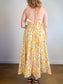 Anthropologie En Saison "Kasey Halter Dress in Yellow Floral" (Size M)
