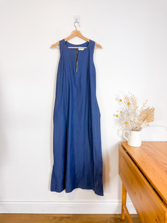 BODYBAG by Jude Slow Fashion Sleeveless Denim Dress (Size S)