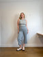 Lululemon "Softstreme High-Rise Straight-Leg Cropped Pant in Belgium Blue" (Size 10)