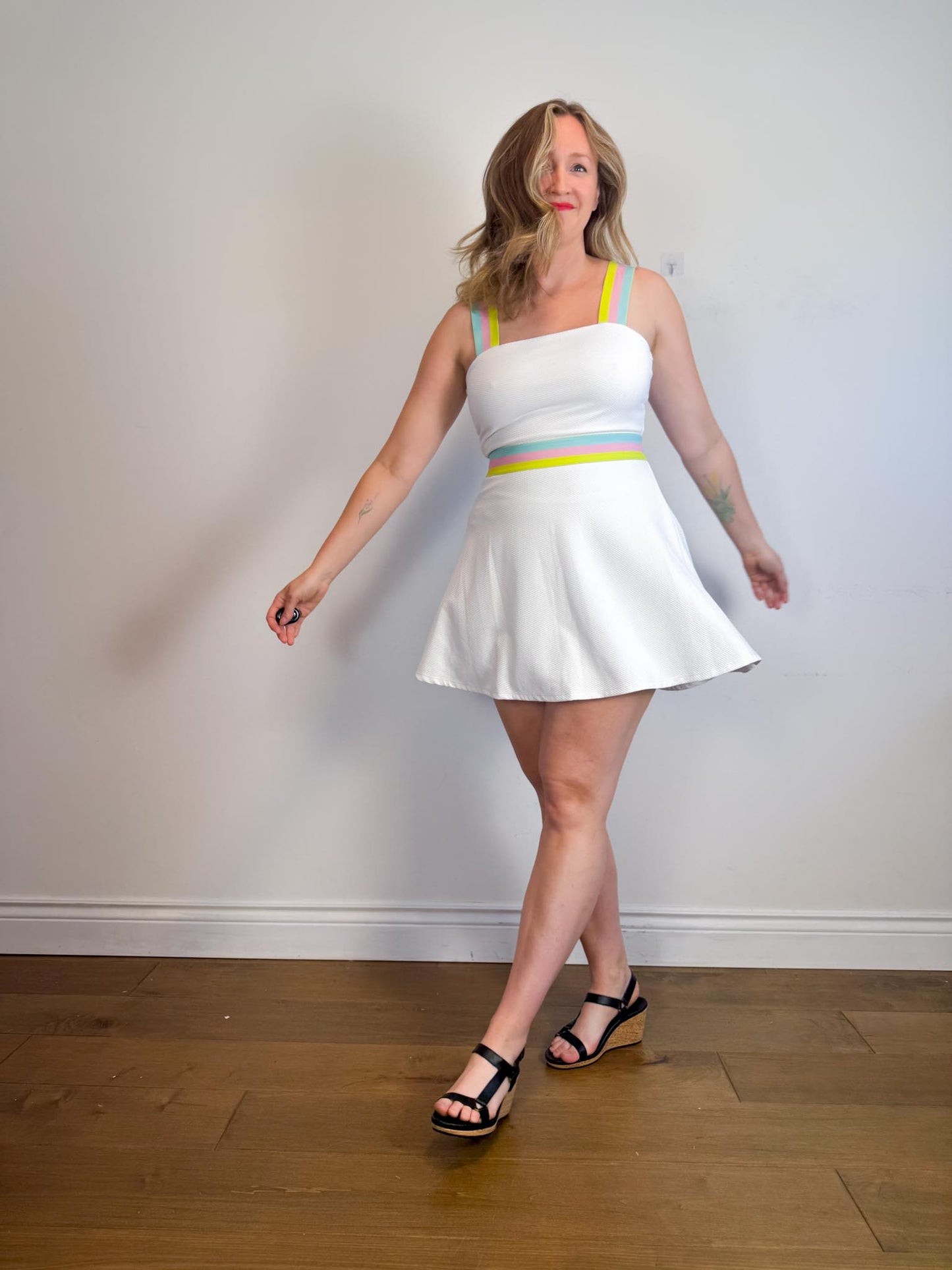 Anthropologie Beach Riot "Miriam Colourblock Tennis Dress" NWT (Size L)