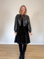 Babaton "Synergy Bomber - UnReal Leather in Black" (Size S)