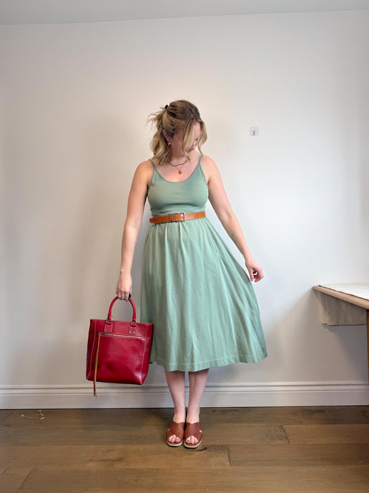 KOTN "Women's Ballet Dress in Sage Green" (Size M)