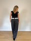 Babaton "Bureau Wool Pant in Dark Grey" (Size L/XL)