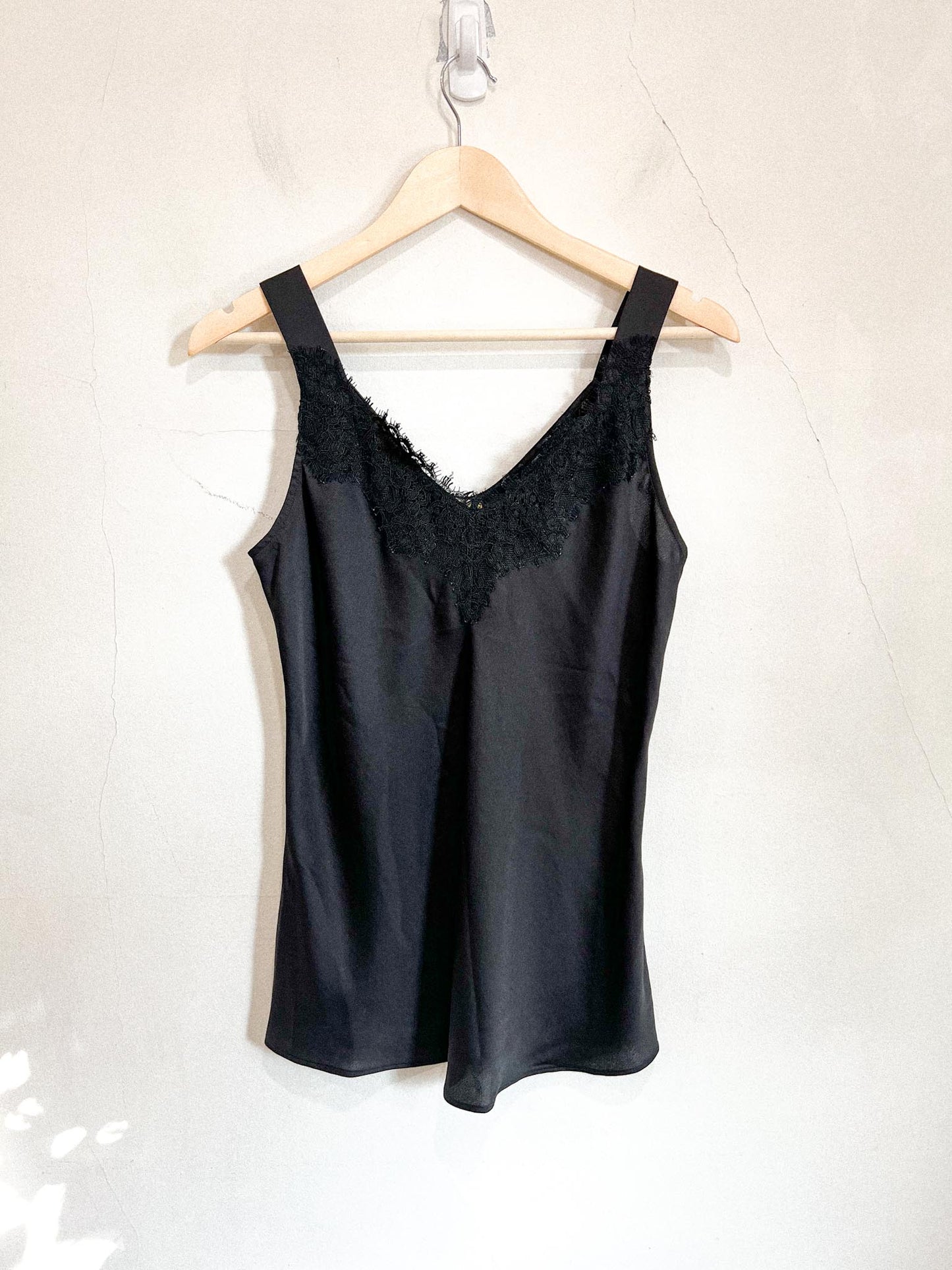 NIC + ZOE "Lace Cami Tank" in Black (Size S)