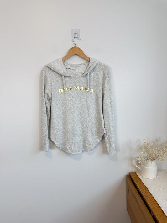 Dog Mama Hoodie in Grey (Size XS)