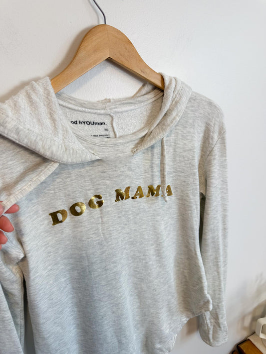 Dog Mama Hoodie in Grey (Size XS)