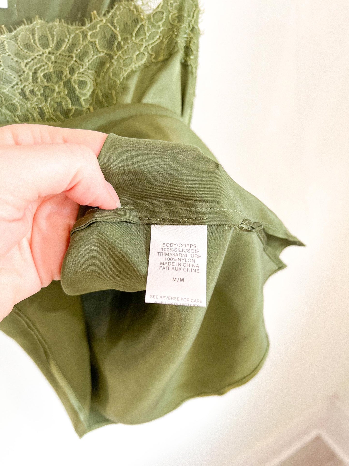 CAMI NYC "Helen Cami in Green" (Size M)