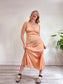 Vintage Slip Dress in Salmon (Size M)