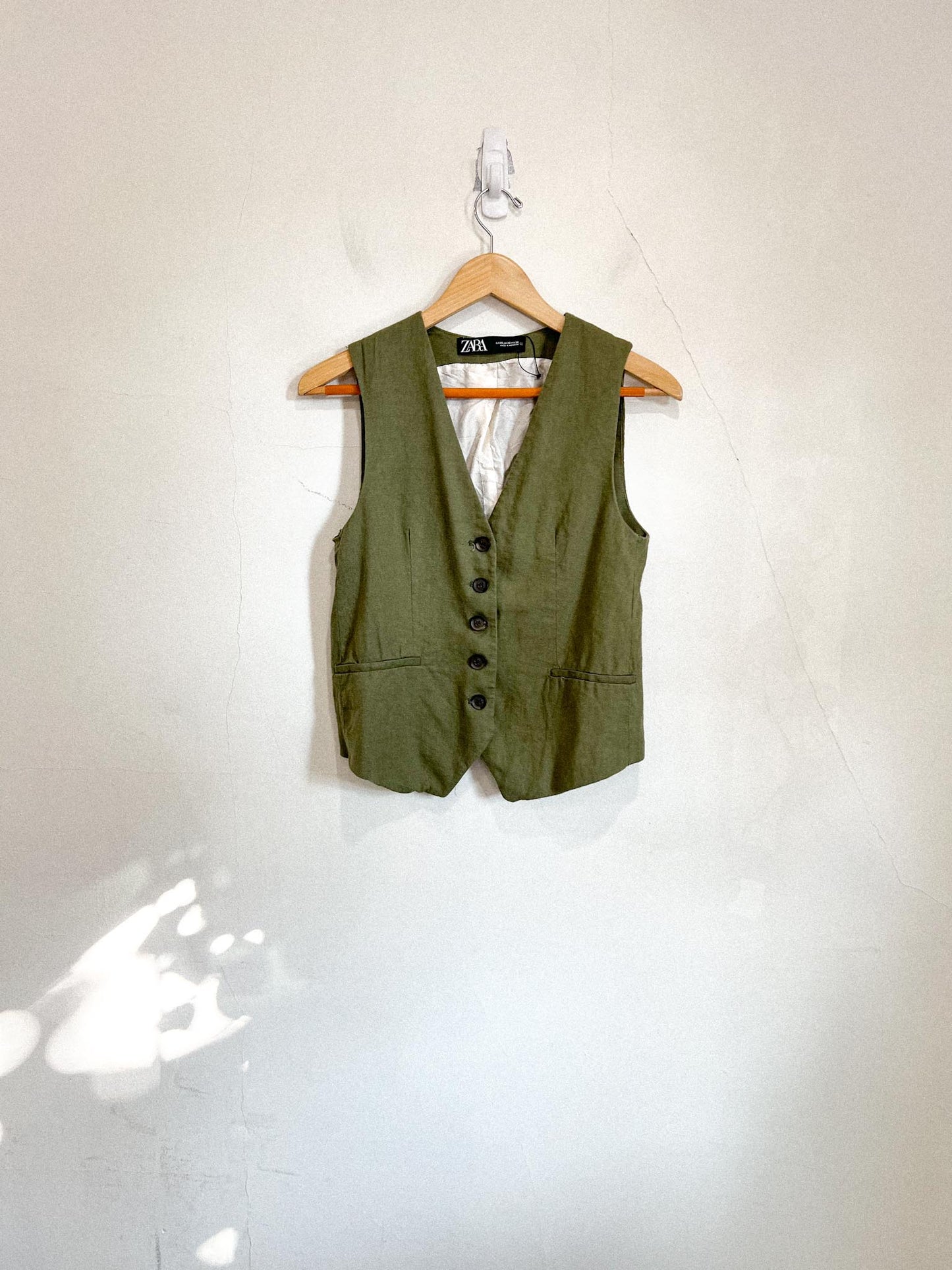 Zara Green Vest (Size XS)