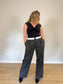 Babaton "Bureau Wool Pant in Dark Grey" (Size L/XL)