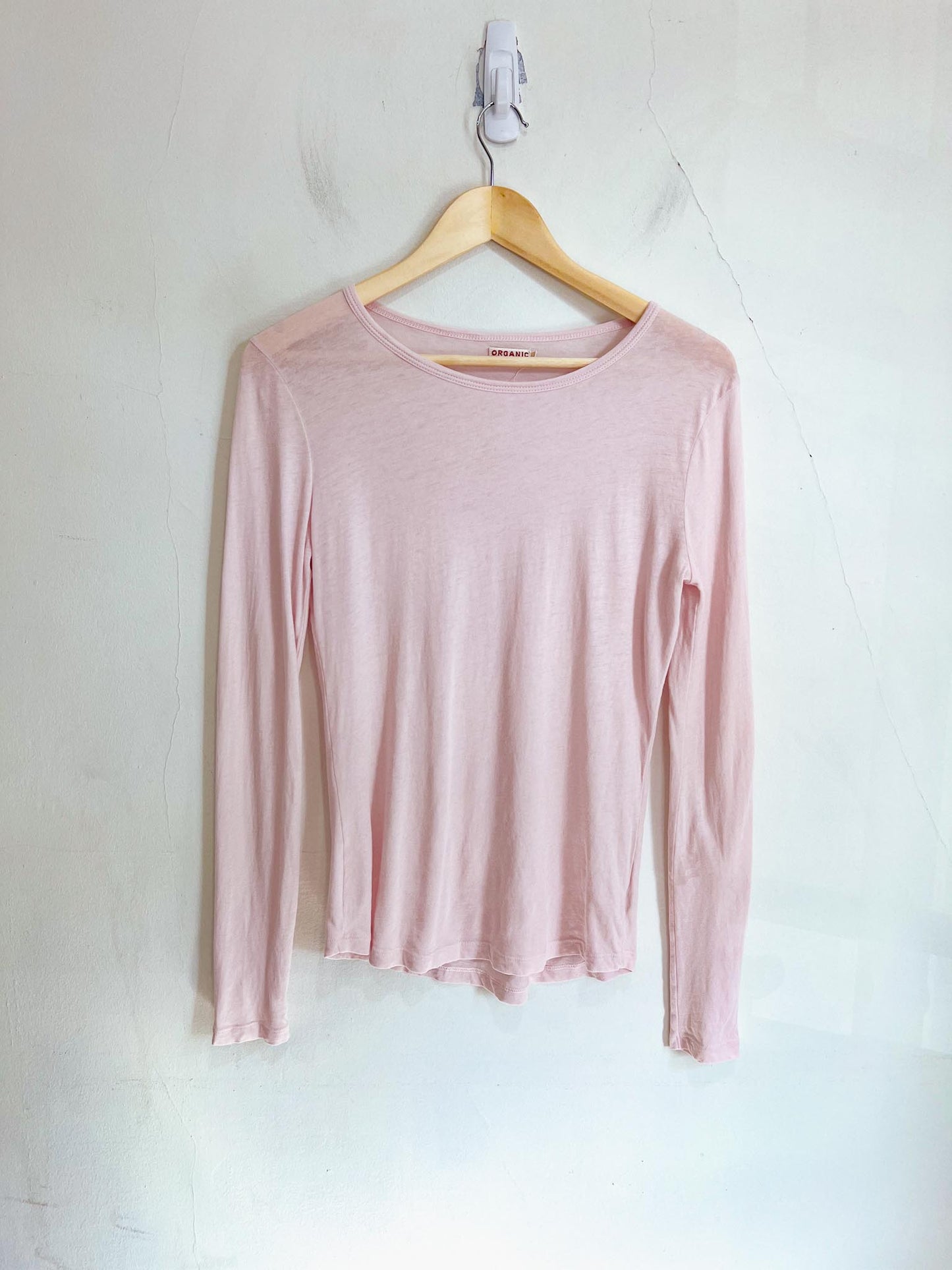 Organic by John Patrick Long Sleeve Shirt in Pink (Size S)