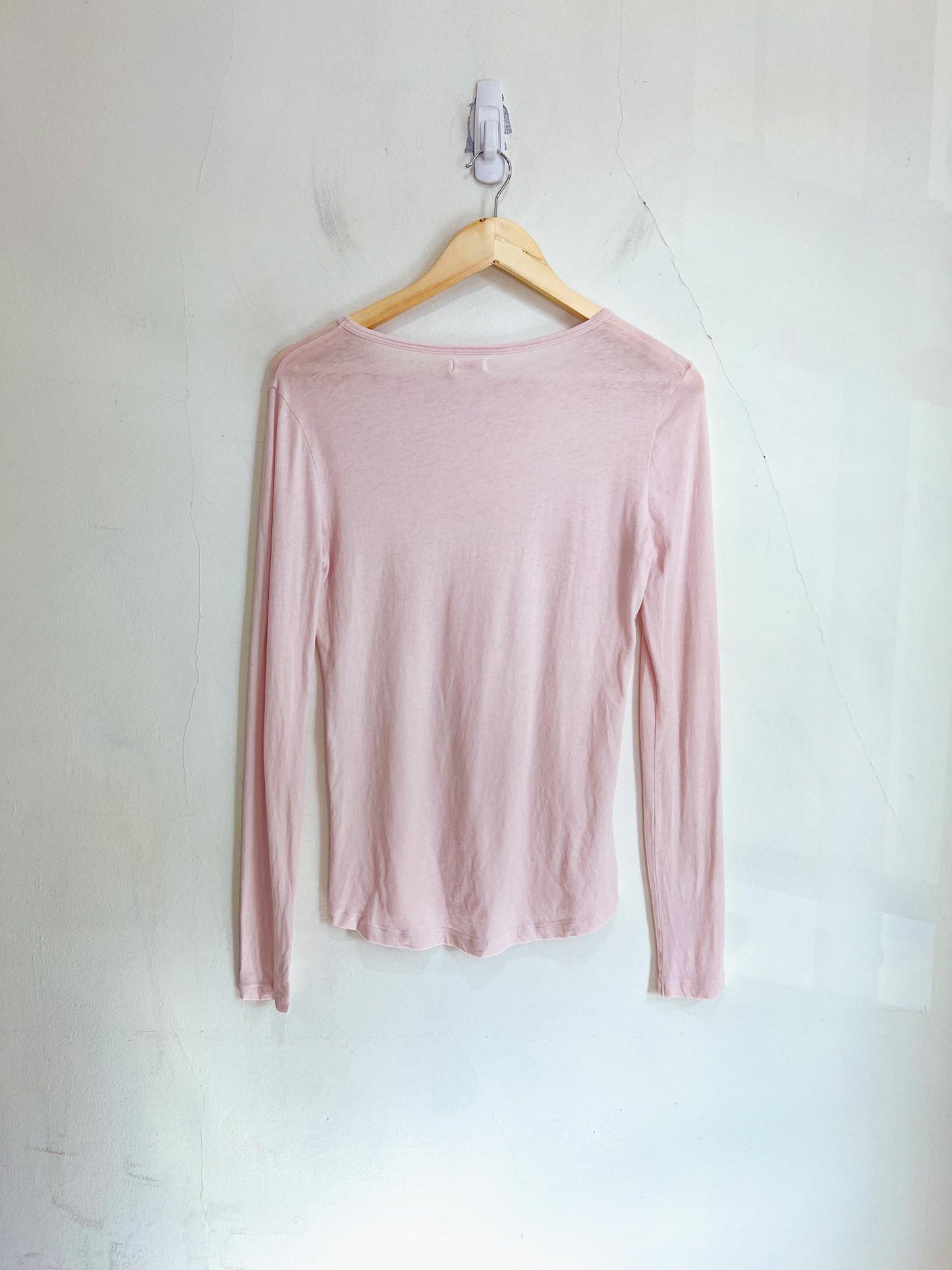 Organic by John Patrick Long Sleeve Shirt in Pink (Size S)