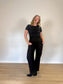 Wilfred The Effortless Pant in Black (Size L/XL)