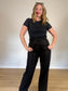 Wilfred The Effortless Pant in Black (Size L/XL)