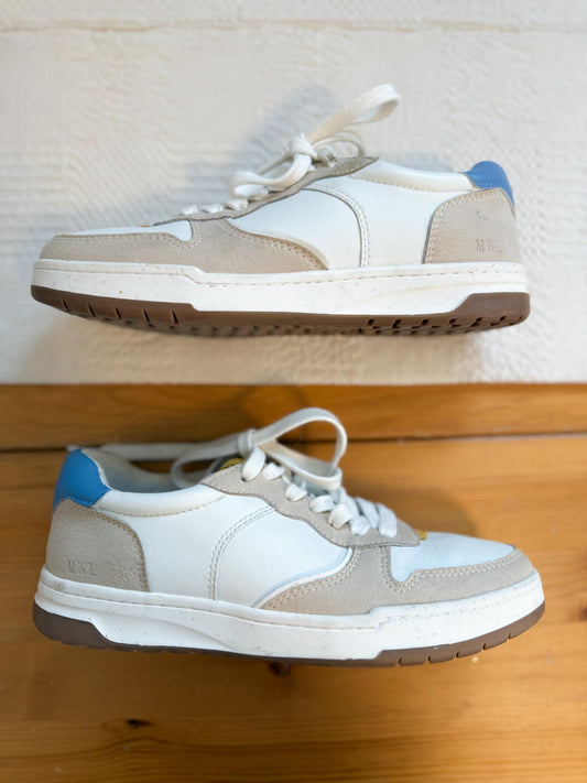 Madewell Court Sneakers in Neutral Leather and Suede (Size 7 Women's)