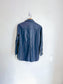 Zara Pleather Shacket in Slate Blue (Size XS-M)