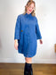 MM6 Maison Margiela Denim Dress with Large Gold Buttons (Size L/XL)
