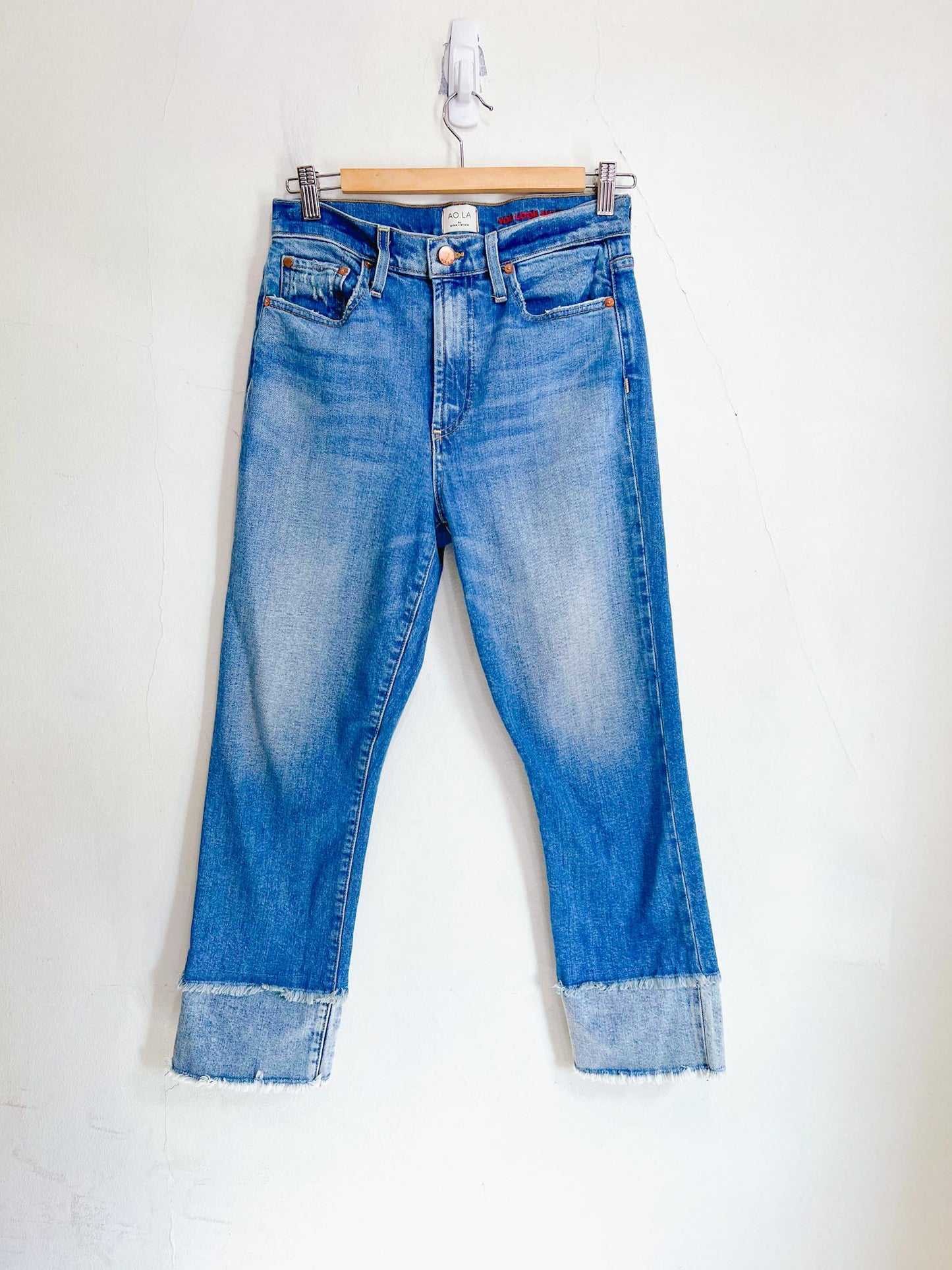 AO.LA by Alice + Olivia Cropped Jeans (Size 28)