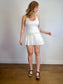 Anthropologie Beach Riot Yara Top in White/Yellow NWT (Size XL)