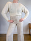 Wilfred Free "Fortune Crop Sweater in Cream" (Size M)