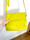 Matt & Nat Crossbody Flap Purse in Chartreuse