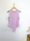 Babaton Crewneck Bodysuit in Lilac (Size XL)