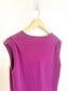 Sleeveless Sweater Vest in Plum (Size M/L)