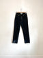 Abercrombie & Fitch "The Ankle Straight Ultra High Rise Jeans" in Black Denim (Size 27)