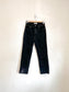 Abercrombie & Fitch "The Ankle Straight Ultra High Rise Jeans" in Black Denim (Size 27)