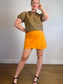 Vintage Skort in Tangerine (Size L)
